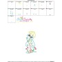Girl and Umbrella-10 Embroidery Design Pattern-3