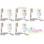 Girl and Umbrella-9 Embroidery Design Pattern-2