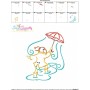 Girl and Umbrella-7 Embroidery Design Pattern-3