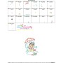 Girl and Umbrella-4 Embroidery Design Pattern-3