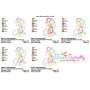 Girl and Umbrella-1 Embroidery Design Pattern-2