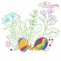 Easter Eggs Hidden In The Garden-4 Embroidery Design Pattern-1