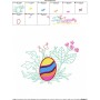 Easter Egg Hidden In The Garden-3 Embroidery Design Pattern-3
