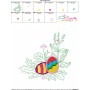 Easter Eggs Hidden In The Garden-1 Embroidery Design Pattern-3