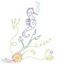 Vintage Stitch Seahorses Embroidery Design Bundle-5