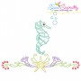 Vintage Stitch Seahorses Embroidery Design Bundle-11
