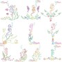 Vintage Stitch Seahorses Embroidery Design Bundle-1