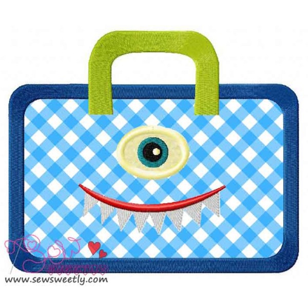 Monster Bag Applique Design Pattern-1