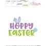 Hoppy Easter Lettering Easter Embroidery Design Pattern-3