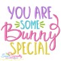 You Are Some Bunny Special Lettering Embroidery Design Pattern-1