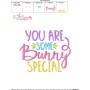 You Are Some Bunny Special Lettering Embroidery Design Pattern-3