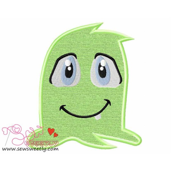 Green Monster-2 Applique Design Pattern-1