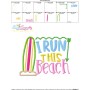 I Run This Beach Lettering Applique Design Pattern-3