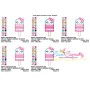 Girl Popsicle Applique Design Pattern-2
