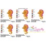 Cute Baby Seahorse Embroidery Design Pattern-2