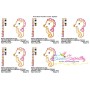 Cute Baby Seahorse Applique Design Pattern-2