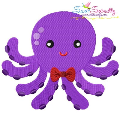 Boy Octopus Embroidery Design Pattern-1