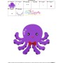 Boy Octopus Embroidery Design Pattern-3