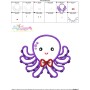 Boy Octopus Applique Design Pattern-3