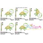 Cute Sea Turtle Applique Design Pattern-2