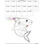 Cute Shark Applique Design Pattern-3