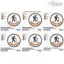 Hiking Badge Applique Design Pattern-2