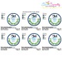 Swimming Badge Applique Design Pattern-2
