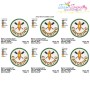 Canoeing Badge Machine Embroidery Design Pattern-2