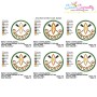 Canoeing Badge Applique Design Pattern-2