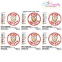 Fire Safety Badge Applique Design Pattern-2