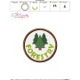 Forestry Badge Machine Embroidery Design Pattern-3
