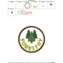 Forestry Badge Applique Design Pattern-3