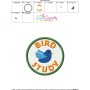 Bird Study Badge Machine Embroidery Design Pattern-3