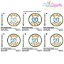 Bird Study Badge Applique Design Pattern-2