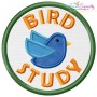 Bird Study Badge Applique Design Pattern-1