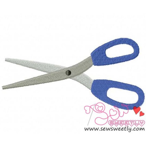 Scissor-1 Embroidery Design Pattern-1