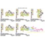 Mother's Day Penguins Embroidery Design Pattern-2