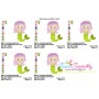 Green Mermaid Embroidery Design Pattern-2
