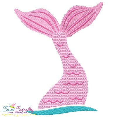 Mermaid Tail Embroidery Design Pattern-1