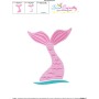 Mermaid Tail Embroidery Design Pattern-3