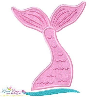 Mermaid Tail Applique Design Pattern-1