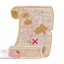 Pirates Map Applique Design Pattern-1