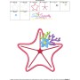 Starfish-2 Applique Design Pattern-3