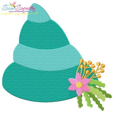 Top Shell Embroidery Design Pattern-1