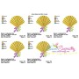 Cockle Shell Embroidery Design Pattern-2