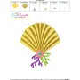Cockle Shell Embroidery Design Pattern-3