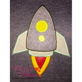 Rocket-1 Applique Design Pattern-1
