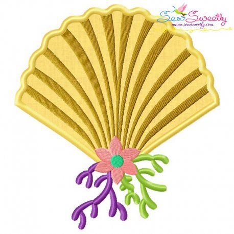 Cockle Shell Applique Design Pattern-1