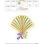 Cockle Shell Applique Design Pattern-3