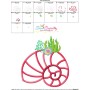Chambered Shell Applique Design Pattern-3